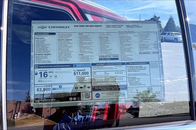 2026 Chevrolet Tahoe High Country