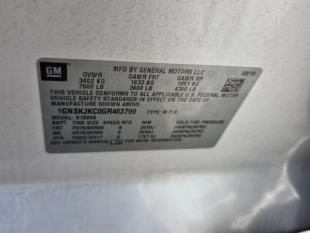 2016 Chevrolet Suburban LTZ