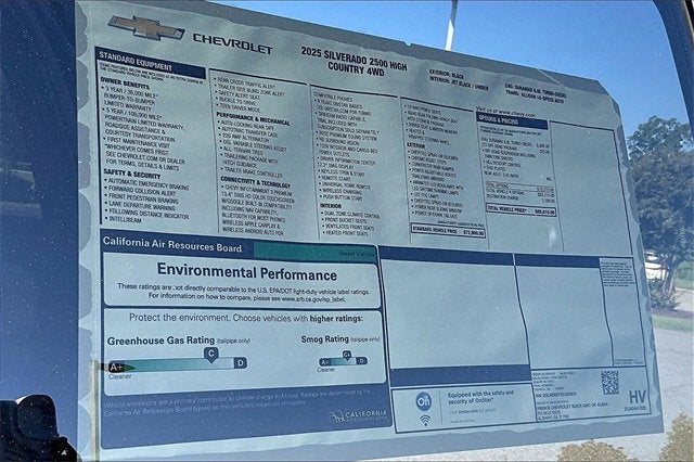 2025 Chevrolet Silverado 2500 HD High Country