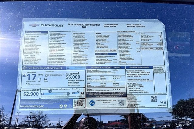 2026 Chevrolet Silverado 1500 RST