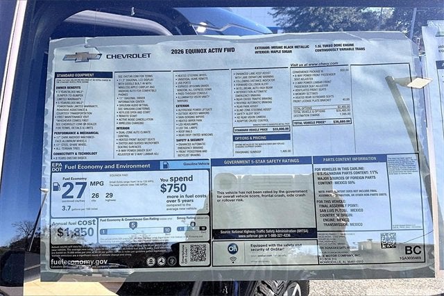 2026 Chevrolet Equinox ACTIV