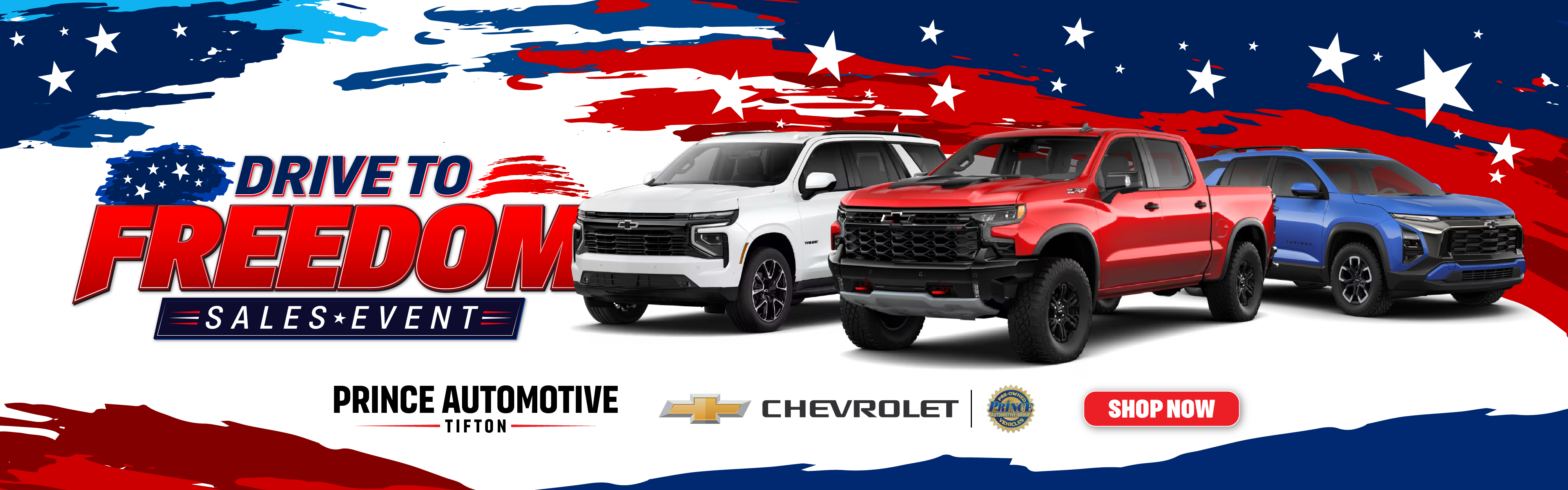 drive to freedom sales event